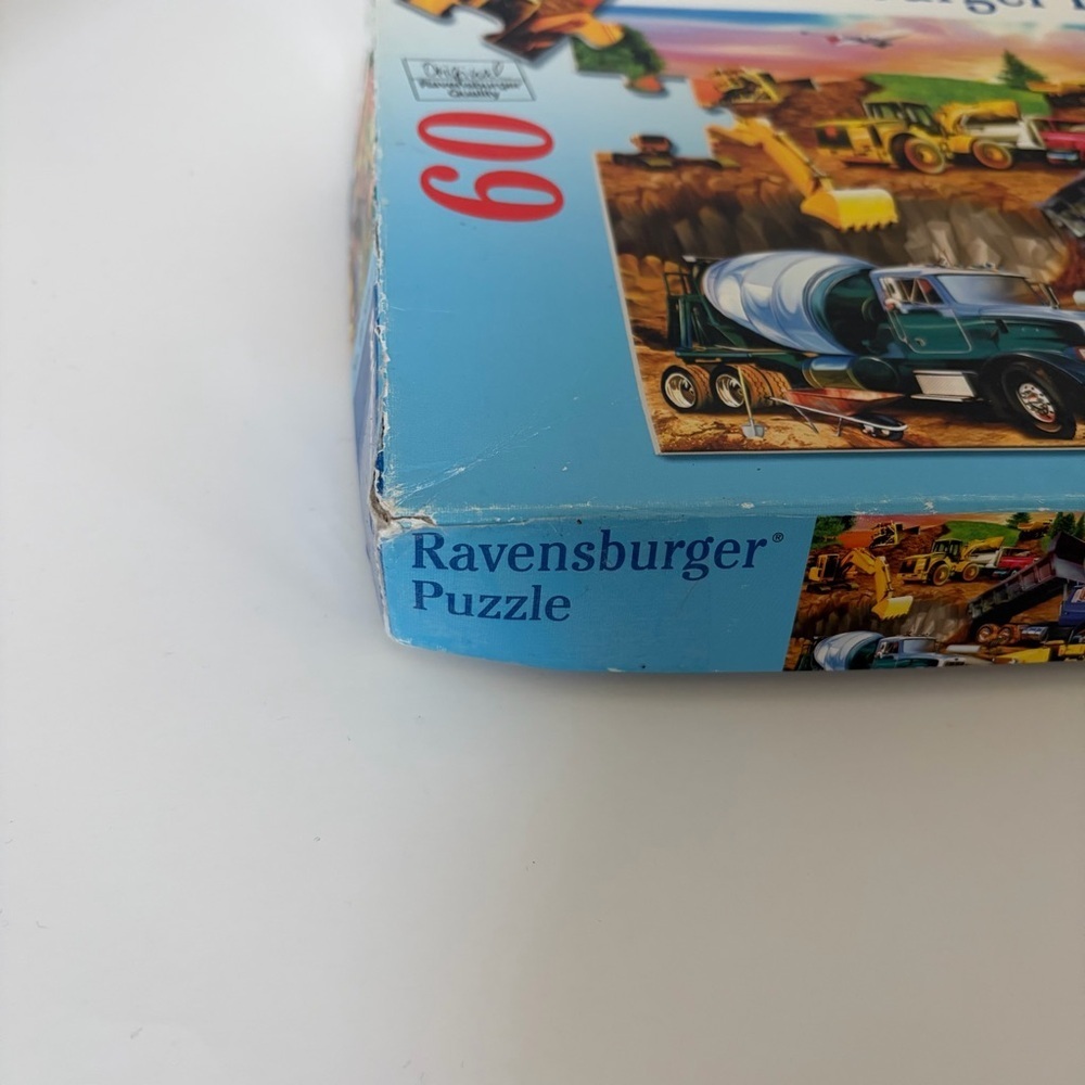 Ravensburger Construction Trucks Puzzle 60 Piece Vehicles Tractors Kids Toddler - Picture 4 of 5